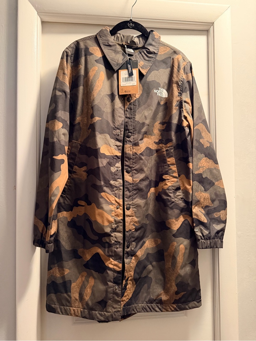 The North Face Camo Jacket - Brown/Green NWT S